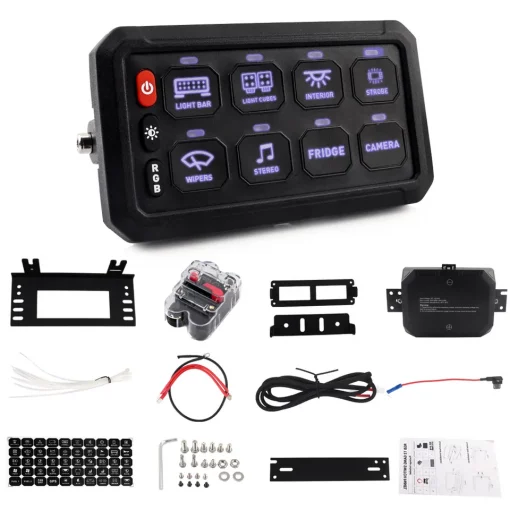 Panel touch botonera para 8 switchs con bluetooth - Imagen 8