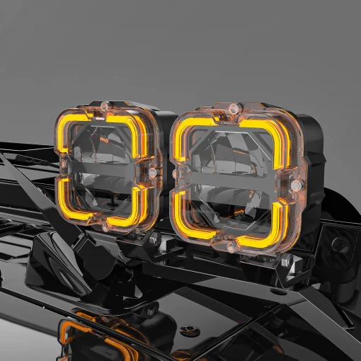 Par de faros led  4" 90w Quadrabeam PRO - Imagen 2