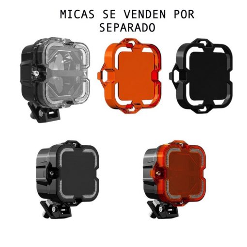 Par de faros led  4" 90w Quadrabeam PRO - Imagen 12