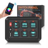 Panel touch botonera para 6 switchs con bluetooth