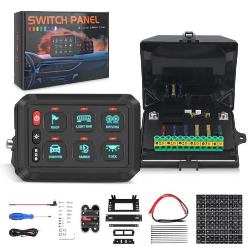 Panel touch botonera para 6 switchs con bluetooth - Imagen 4