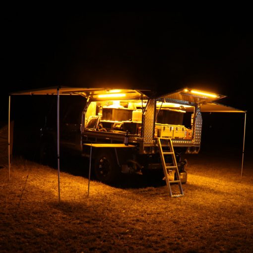 Barra De Luz Led Para Camping Bicolor 50 Cm 12v Overland - Imagen 5