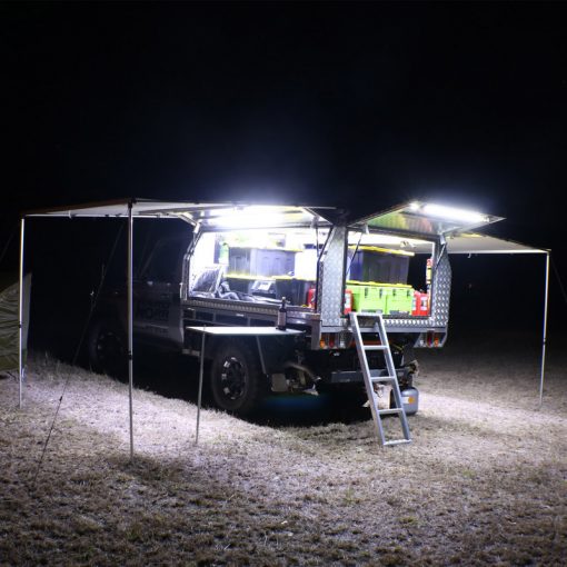 Barra De Luz Led Para Camping Bicolor 50 Cm 12v Overland - Imagen 4