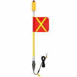 Antena minera ambar con led  1.50m